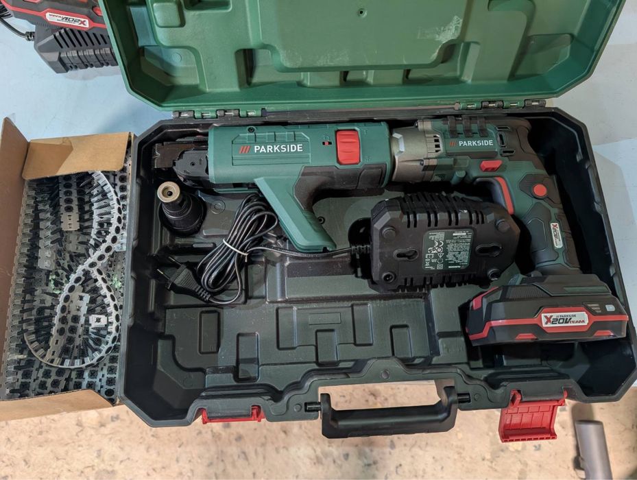 Акумуляторний шуруповер для гіпсокартону Parkside