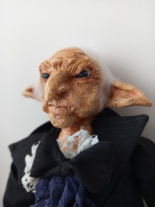 Goblin handmade glina+materiał