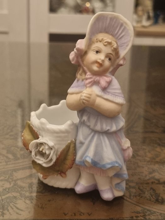 Porcelana Sitzendorf/Niemcy - antyk przybornik