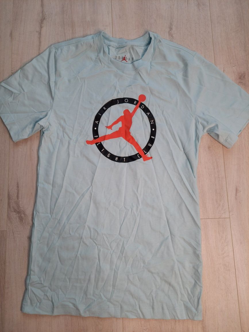 Оригінальна чоловіча футболка AIR JORDAN FLIGHT MVP T-SHIRT LIGHT BLUE