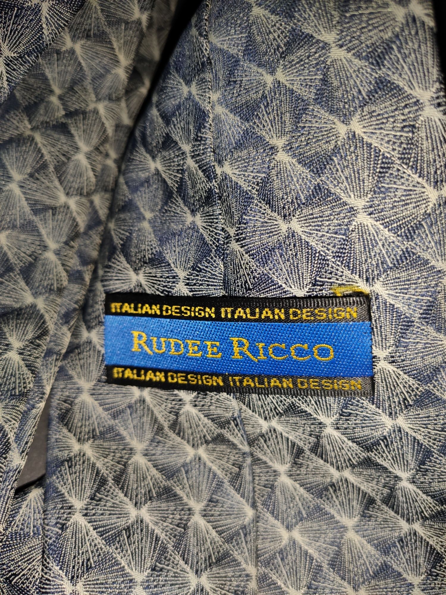 Męski krawat z oryginalnym wzorem Rudee Ricco