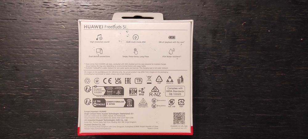Huawei FreeBuds 5i novo (ainda com a película)