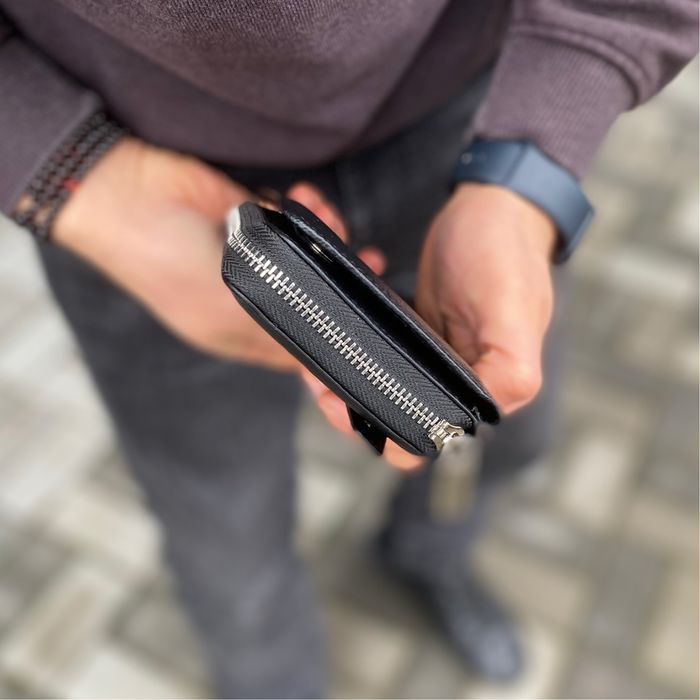 Чоловіче портмоне клатч гаманець натуральна шкіра AVERO