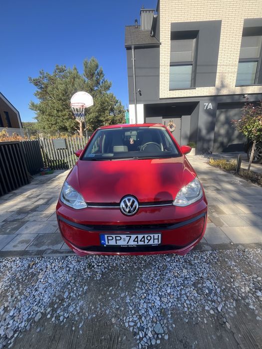 Volkswagen Up! Czerwony 1.0 stan bdb