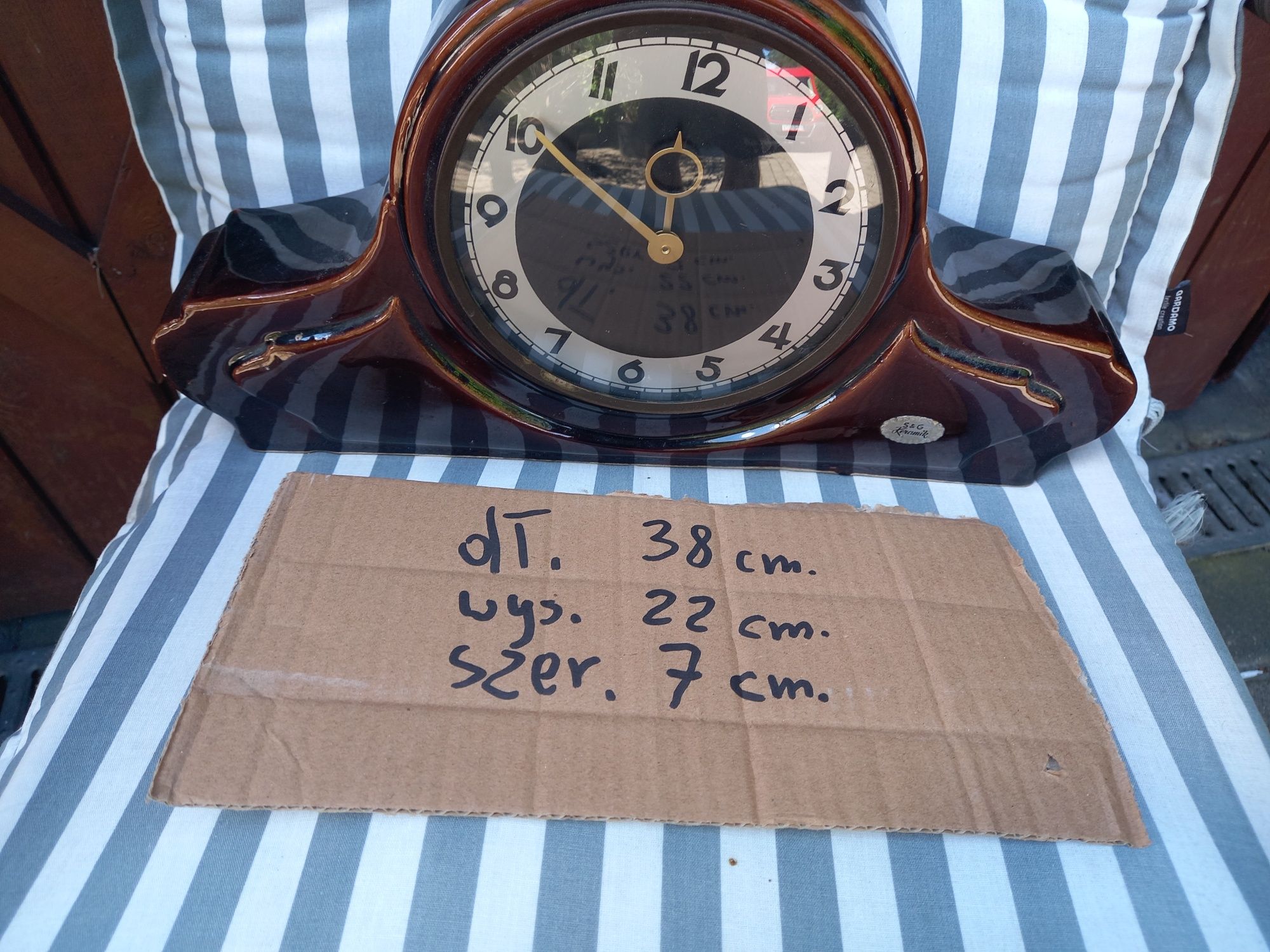 Zegar Bufetowy Ceramiczny Vitage