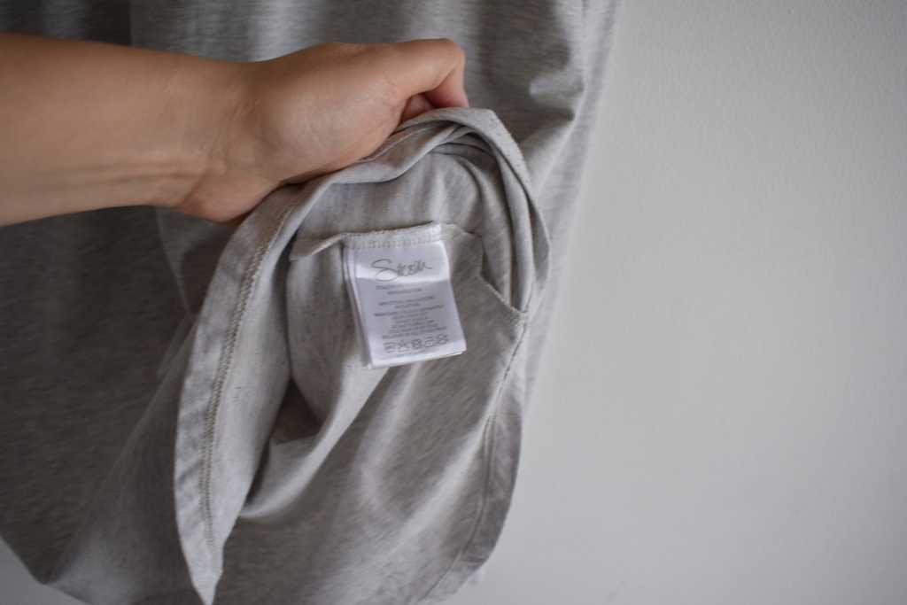 Siksilk koszulka bluza szara L męska