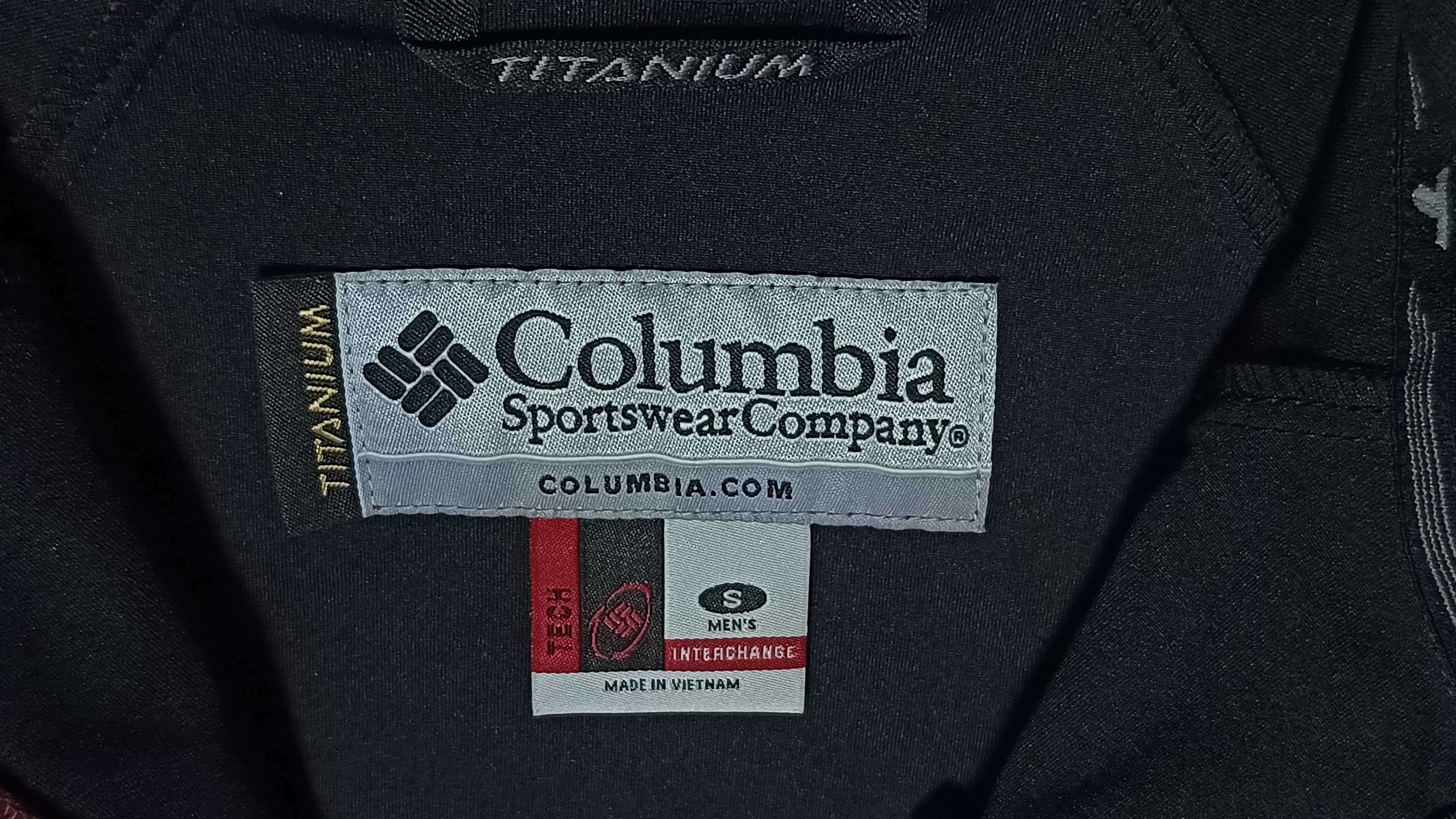 Męska kurtka softshell COLUMBIA TITANIUM r.S stan idealny