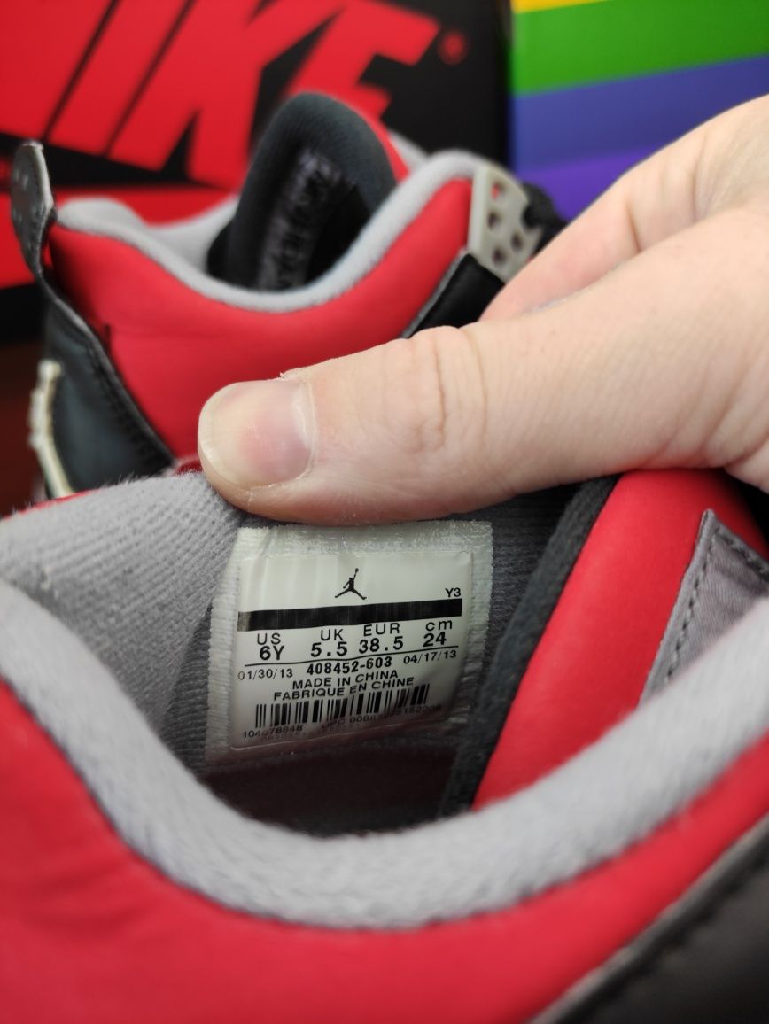Buty Nike Air Jordan 4 Retro Toro Bravo 38.5 EU 24.5 cm aj4 czwórki cz