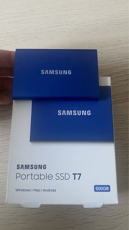 Dysk zewnętrzny SSD Samsung T7 500GB Portable USB 3.2 typ-C