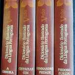 Dicionário Ilustrado Língua Portuguesa, Ed Verbo, completo, 4 volumes
