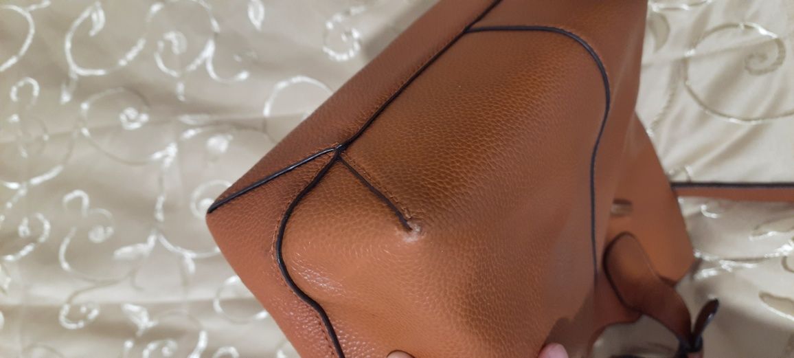 Torebka wittchen shopper shopperka camel  brąz