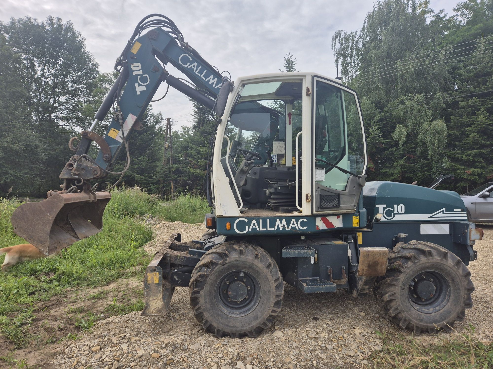 Gallmac TG 10  Mecalac JCB koparko ładowarka