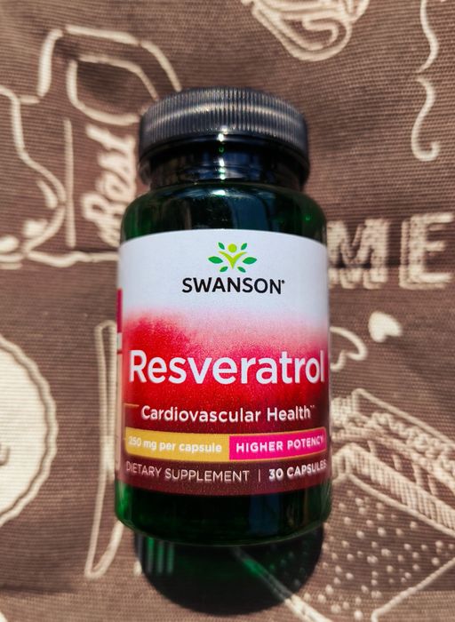 Swanson ресвератрол resveratrol 250 мг 30 капсул