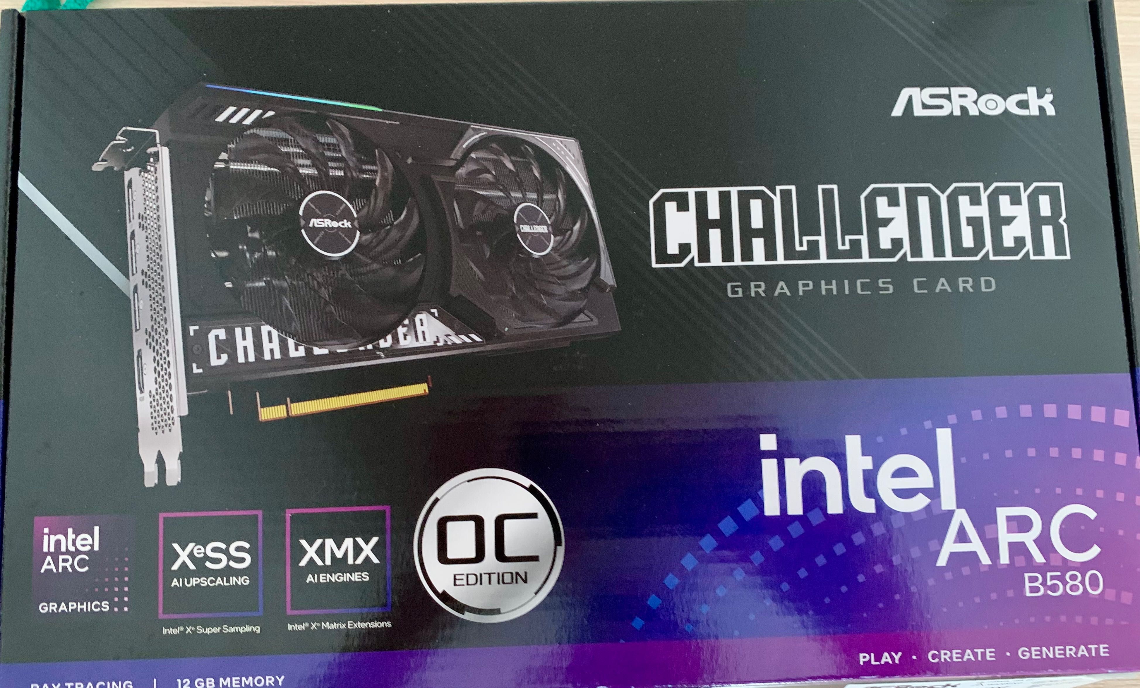 Intel Arc B580 Asrock Challenger