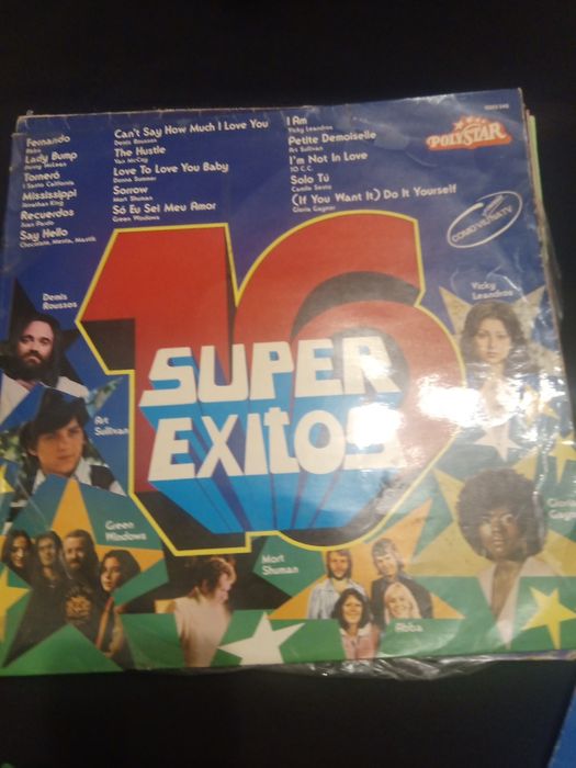 Vinil antigos com caixa