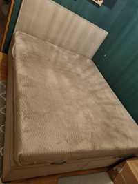 Łóżko kontynentalne tapicerowane Fabrizzio One 160x20
