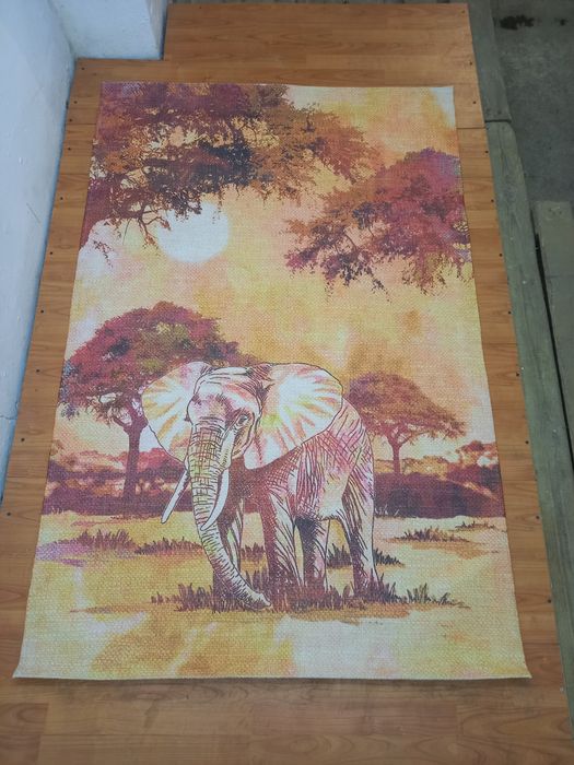 Dywan. Wzór słonia