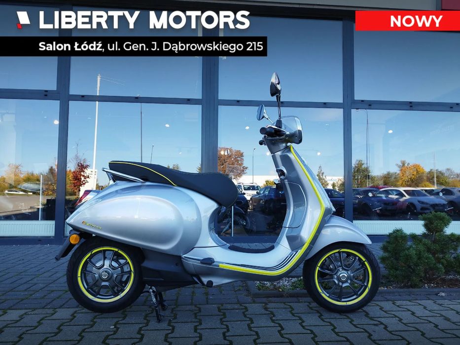 Vespa Primavera Vespa Elettrica Giallo E5 - 70 km/h / 2023 / NOWA - Okazja