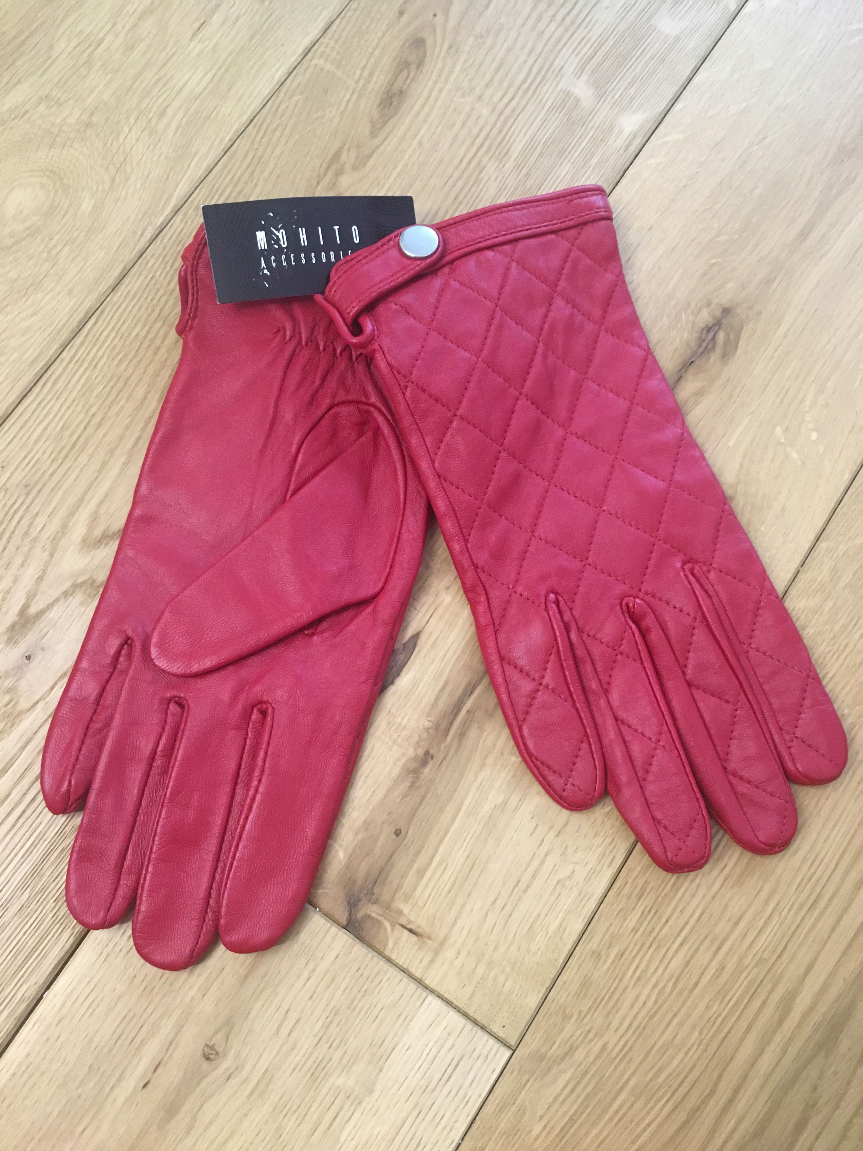 Prezent &  rękawiczki & Gloves Mohito RED Rękawiczki M/L