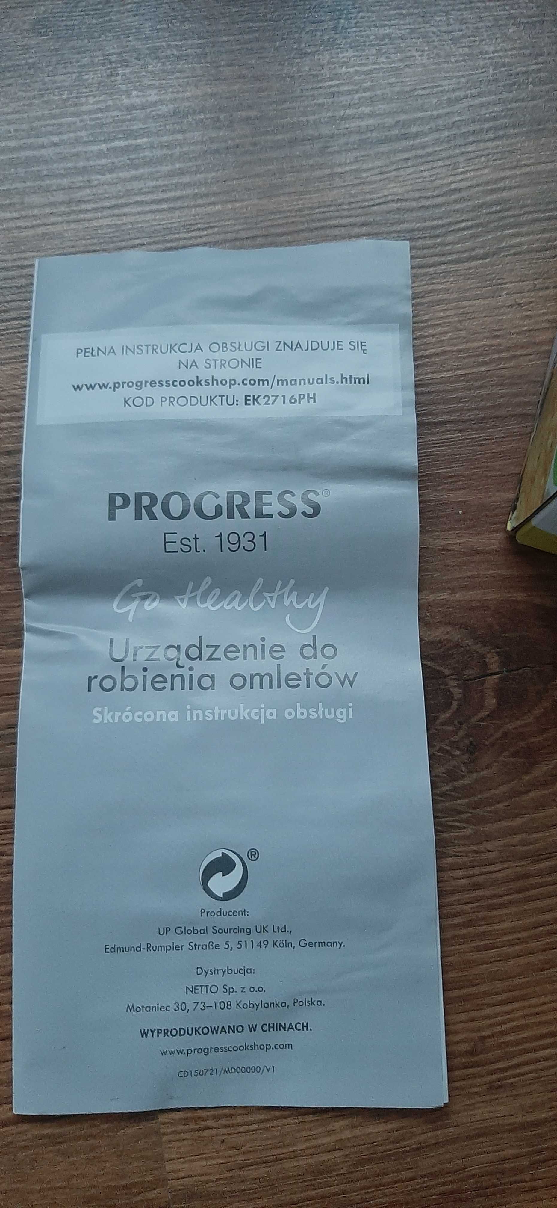 Urzadzenie do robienia omletów  Progress