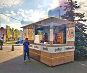 Przyczepa gastronomiczna lodziarnia lody swiderki lodolandia big 4.2m