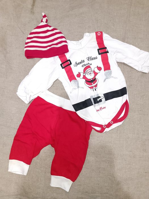 Чоловічок, комплект, боді мій перший новий рік my first Christmas