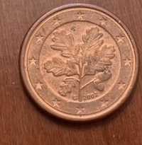 Moeda rara Alemanha 1 Cent 2002 D.
