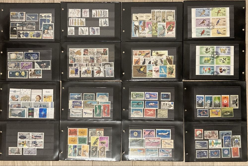 Kolekcja znaczkow pocztowych - caly swiat