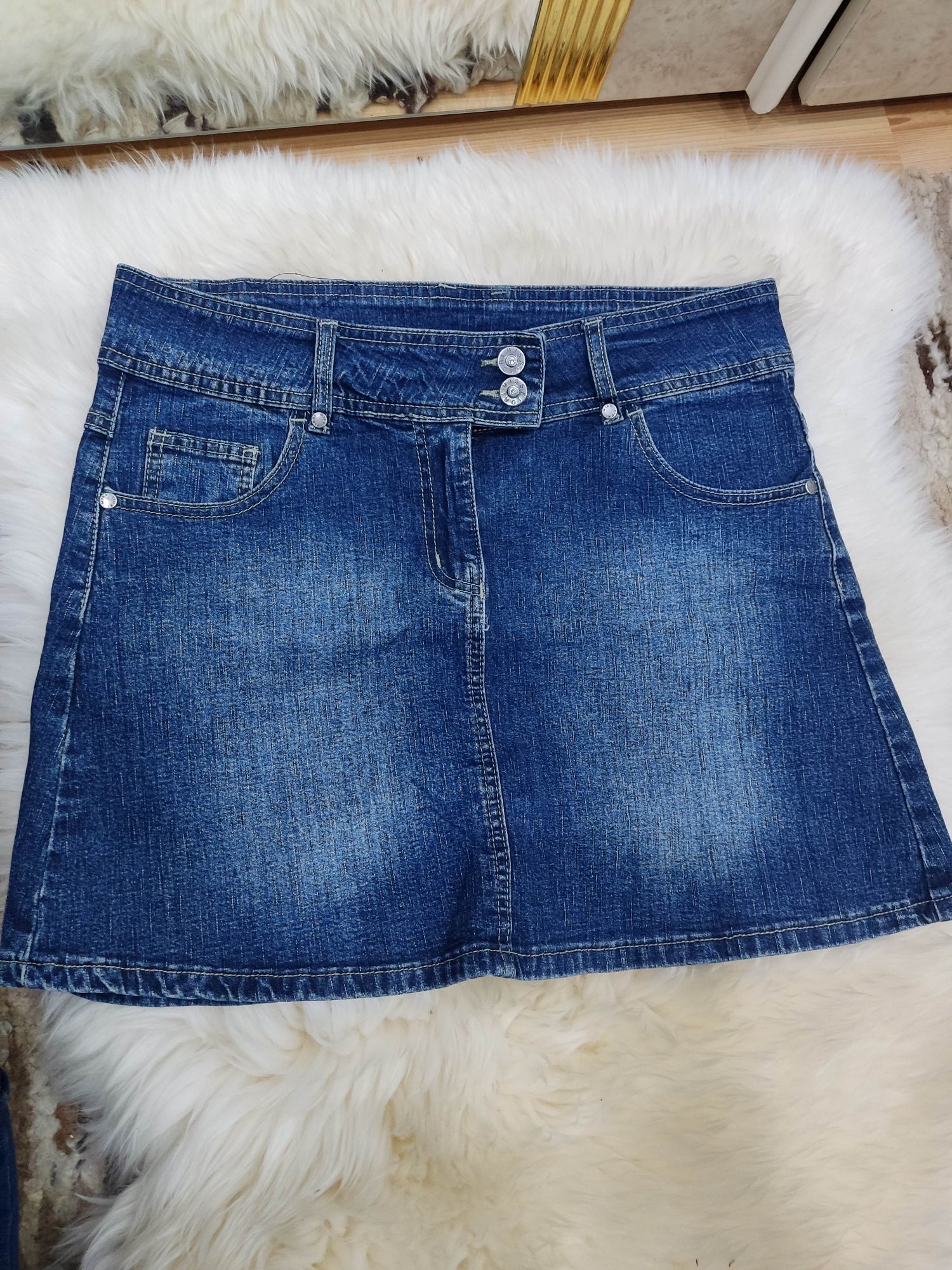 Jeansowa spódnica mini M