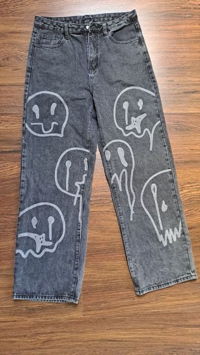 Jeansy baggy damskie