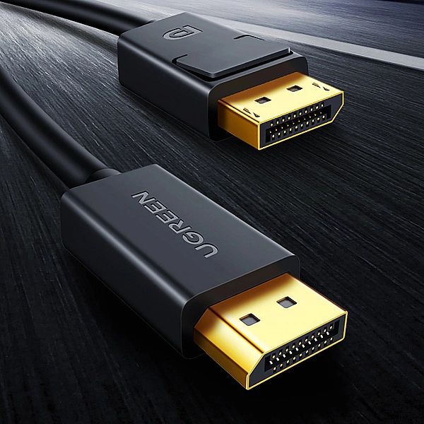 Kabel Ugreen DP102 DisplayPort - DisplayPort (męski-męski) 5 m - czarn