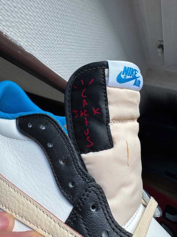 Jordan 1 Low Fragment x Travis Scott bule EU 41
