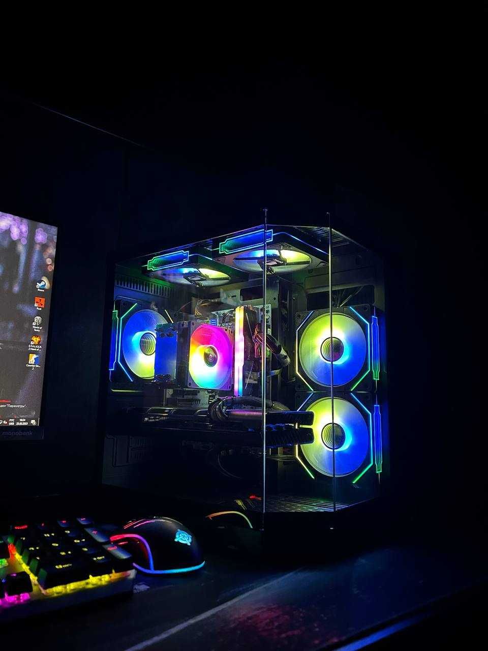 Игровой Компьютер/ ПК Ryzen 5 5600/ DDR4 32Gb/ M2+HDD / RX 5700XT 8GB