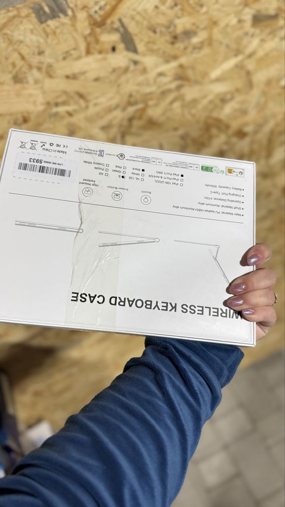 HOUCC клавіатура для iPad Pro 13 M4 з підсвіткою