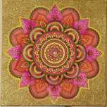 Mandala na płótnie 30x30