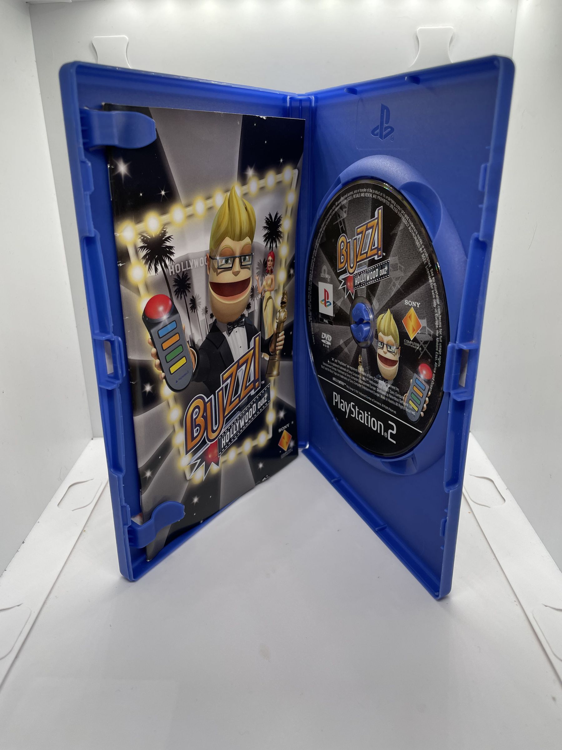Buzz Hollywood Quiz PS2 PlayStation 2 Po Angielsku