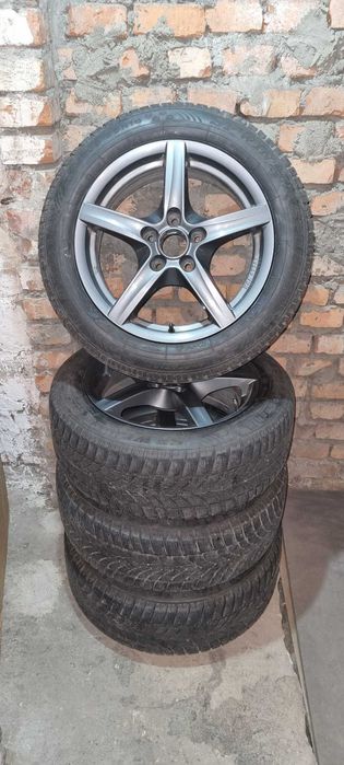 Felgi Alutec 16" 5x112 VW, SEAT, SKODA, AUDI z oponami zimowymi