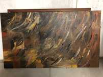 Conjunto de telas pintura abstrata