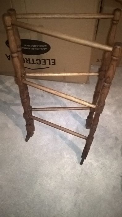 Toalheiro rústico madeira, estilo Vintage