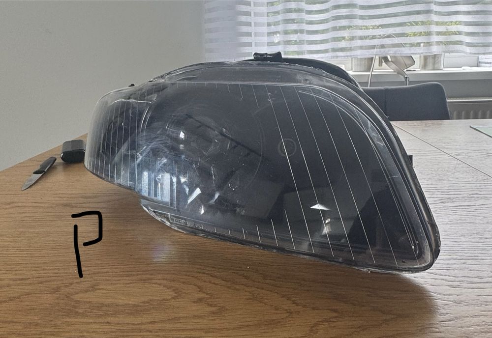 Lampy przednie Audi A5B7 soczewki