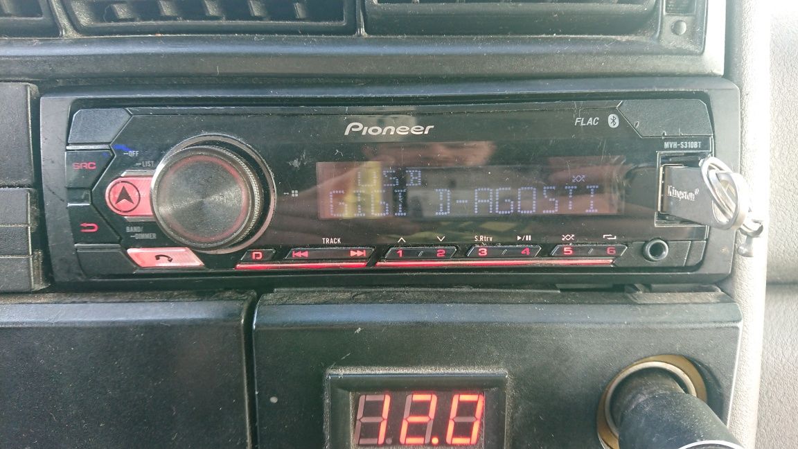 Магнітола Pioneer s310bt aux, usb, Spotify, Bluetooth