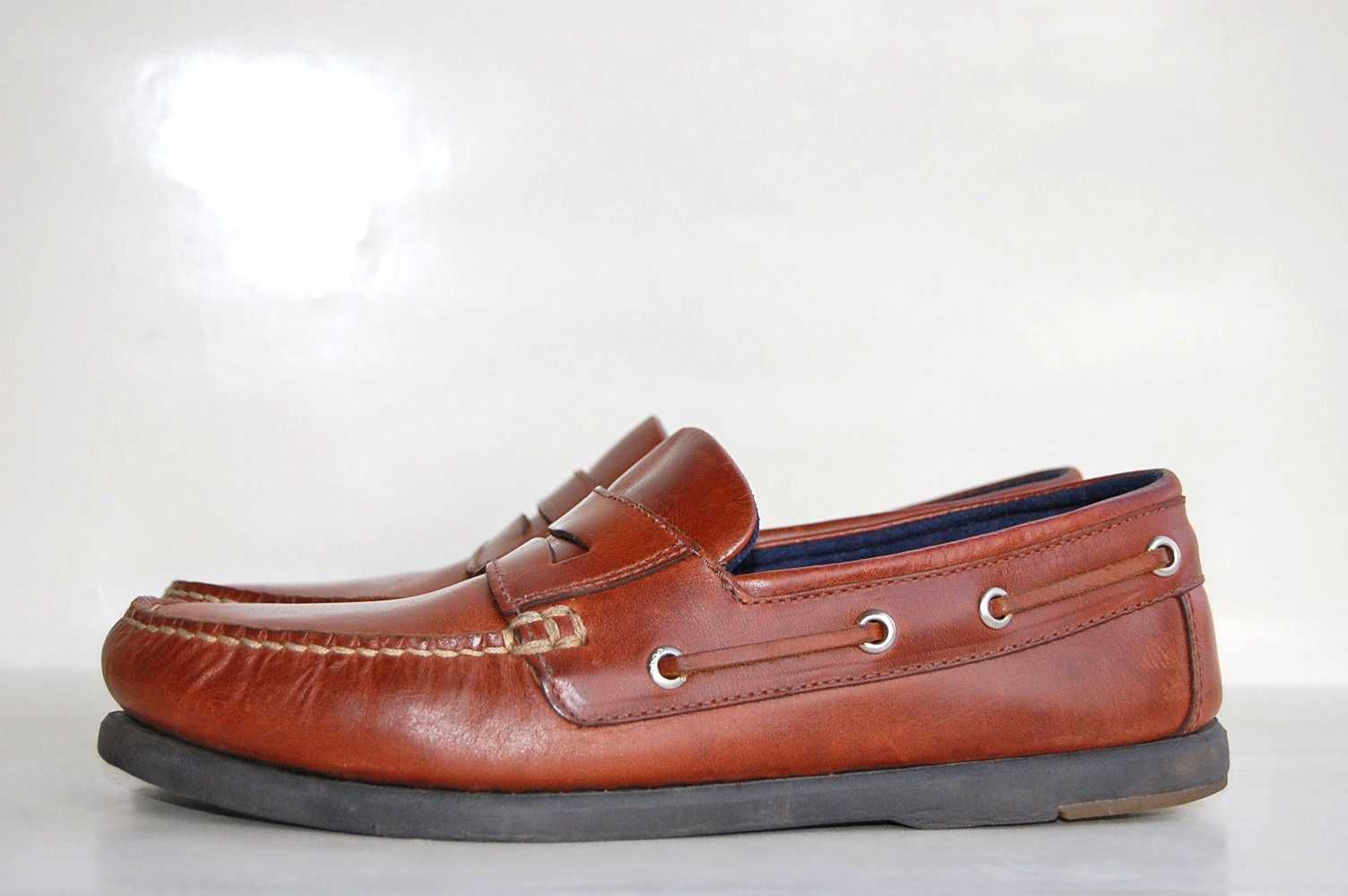 Мокасины топсайдеры MARKS & SPENCER р.40-41 original