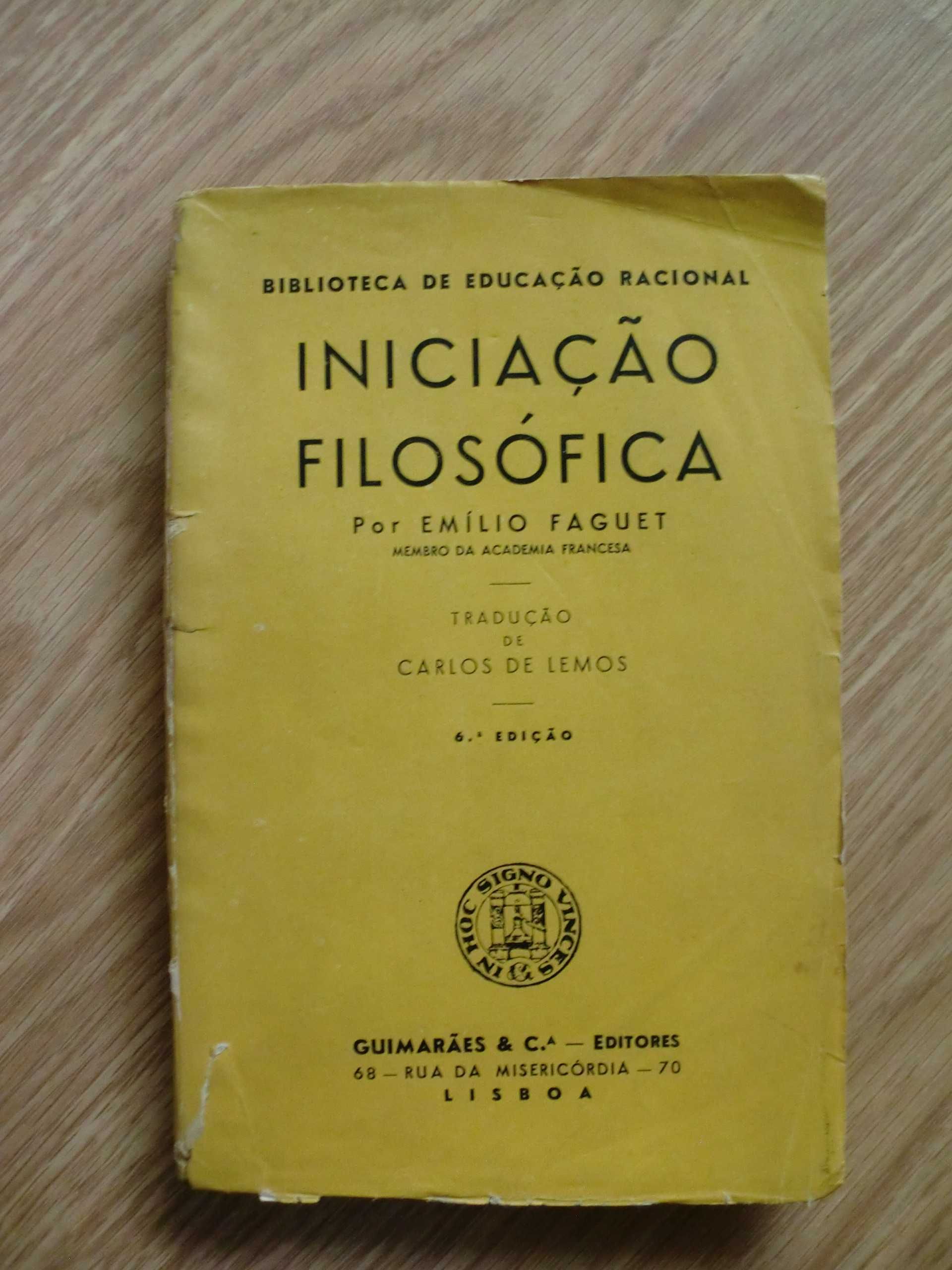 Iniciação Filosófica por Emílio Faguet
