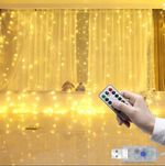 Girlanda świetlna 3x3 m 300 diod usb + pilot