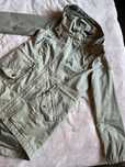 Kurtka wiosenna Gina parka 36/38 S M khaki zielona kaptur