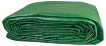 Plandeka polietylenowa zielona 180g Gruba Mocna Wzmacniana UV++ 10x15