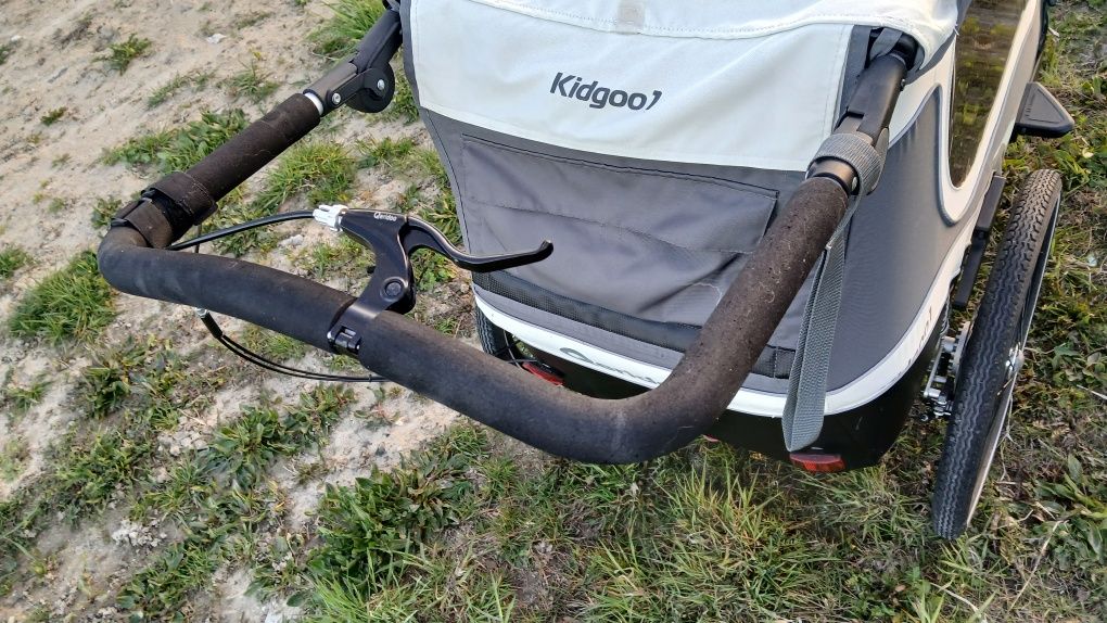 Queridoo KidGoo 1 - przyczepka rowerowa / wózek spacerowy dla dziecka