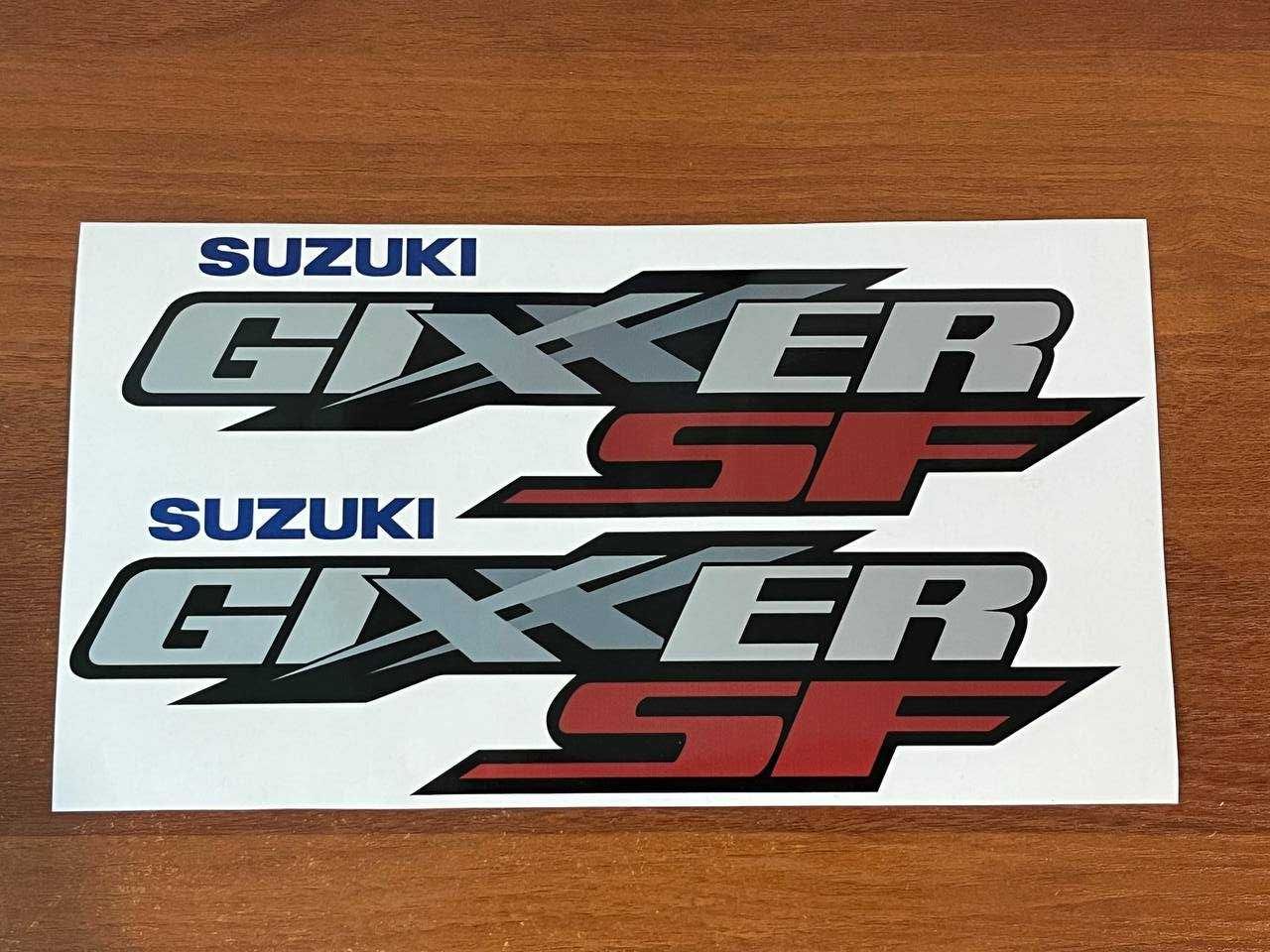 GIXXER SF suzuki вінілові наклейки на мотоцикл пластик бак