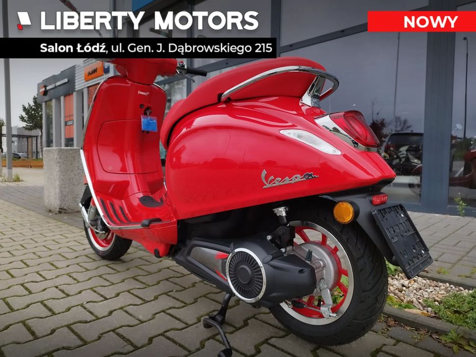 Vespa Primavera Vespa Elettrica RED E5 - 70 km/h / 2023 / NOWA - Okazja