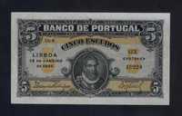nota de portugal 5 escudos 1925 bela e rara